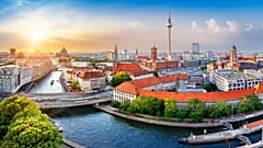 Vue aérienne de Berlin, Allemagne