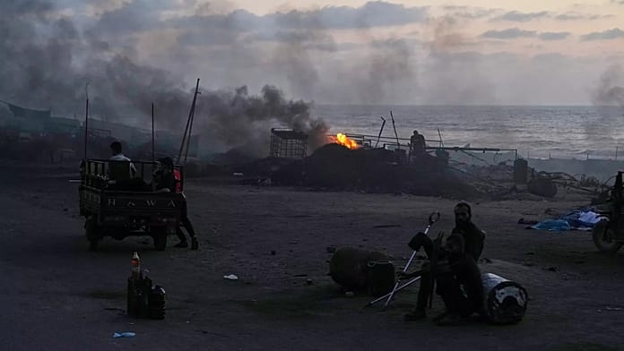 Israels defence minister warns Gaza City could be destroyed if Hamas doesnt accept ceasefire terms Israels defense minister says Gaza City could be destroyed unless Hamas accepts Israels terms. Earlier this week, Hamas accepted a ceasefire proposal by Arab mediators, almost identical to the one Israel accepted before talks stalled last month.