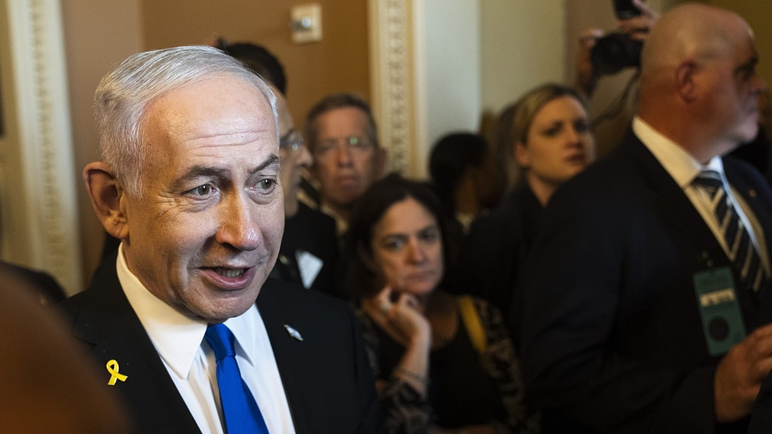 Netanjahu izraeli miniszterelnök júliusban Washingtonban