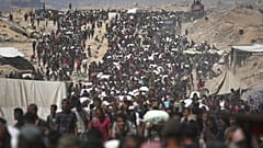 نزوح الفلسطينيين داخل قطاع غزة