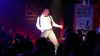 SCREENSHOT - Passionate performers seek air guitar glory at world championship in Finland