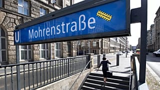U-Bahn Eingang an der Berliner Mohrenstraße, 6. Juli 2020