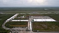Panorámica del Centro de Detención del Sur de Florida, en el Parque Nacional de los Everglades.