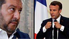 Matteo Salvini és a francia elnök, Emmanuel Macron között már a 2019-es európai választások idején is fellángolt a feszültség.