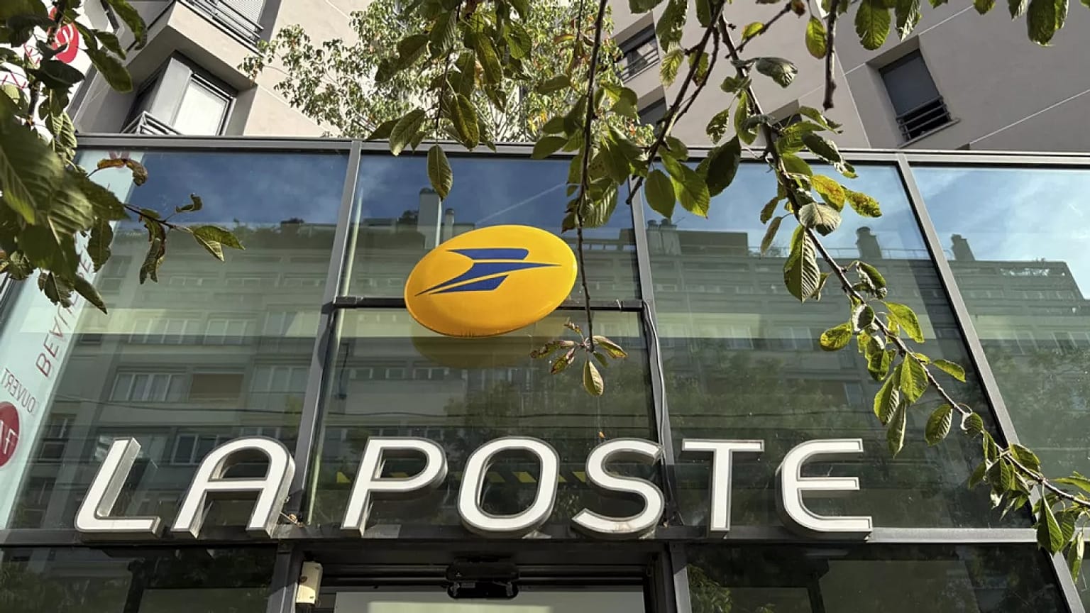 A general view of France's state-controlled mail carrier La Poste.