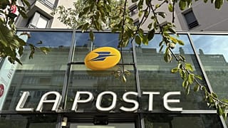 A general view of France's state-controlled mail carrier La Poste.
