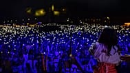 "We are the generation that is dying for Ukraine to continue to be independent," says Natalia Panchenko. Photo shows the celebration of Ukrainian Independence Day in Warsaw