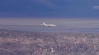 Casus uçğın 51. Bölge üzerinde uçtuğu anlar.