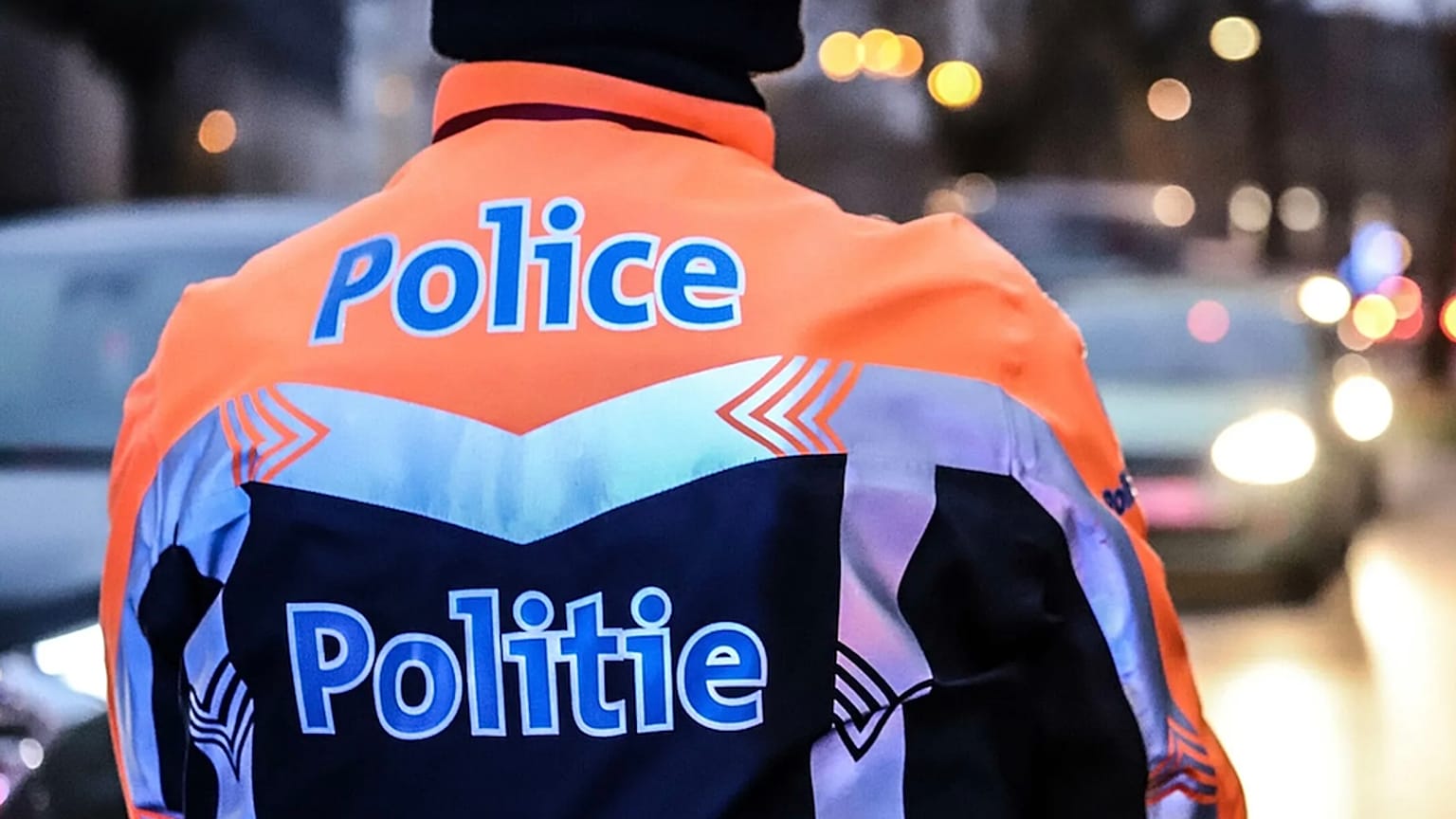 Un agente della polizia belga