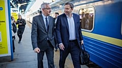 Finanzminister und Vize-Kanzler Lars Klingbeil (SPD) in Kyjiw. (Public domain: Bundesministerium der Finanzen, X)