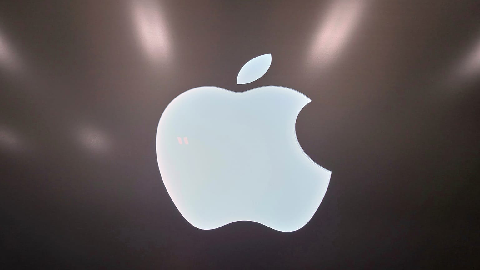 An Apple logo is displayed at the Best Buy Atwater Village store in Glendale, Calif., on Tuesday, July 29, 2025. 