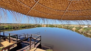 Imagen de las instalaciones del 'mar Muerto' portugués compartida públicamente en Facebook por el equipo de Salinas do Grelha.