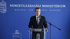 Bókay Márton, a Nemzetgazdasági Minisztérium helyettes államtitkára a Lakhatási Tőkeprogram indulásáról tartott sajtótájékoztatón 2025. március 3-án – képünk illusztráció