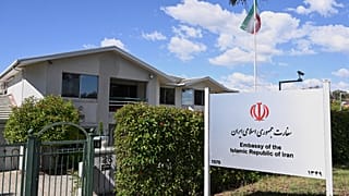 FILE: A general view of the Iranian Embassy in Canberra, 10 February 2023