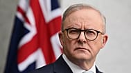 El primer ministro australiano, Anthony Albanese, durante una rueda de prensa en el Parlamento de Canberra, Australia, el martes 26 de agosto de 2025.