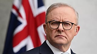 El primer ministro australiano, Anthony Albanese, durante una rueda de prensa en el Parlamento de Canberra, Australia, el martes 26 de agosto de 2025.