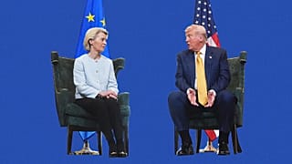 Ursula von der Leyen and Donald Trump struck the trade deal in late July.