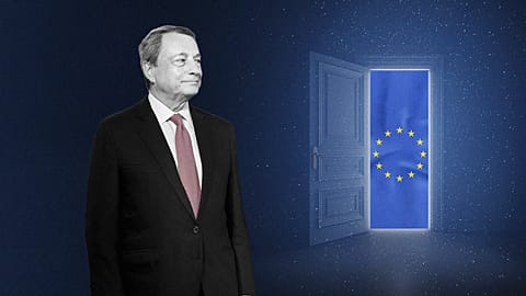 Draghi plane toujours à Bruxelles, non seulement comme le fantôme de la voie non empruntée, mais aussi comme l'auteur du rapport sur la compétitivité que Mme von der Leyen a elle-même commandé.