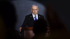 El primer ministro israelí, Benjamin Netanyahu, asiste a la recepción del Día de la Independencia de Estados Unidos en Jerusalén, el miércoles 13 de agosto de 2025.