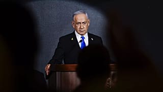 El primer ministro israelí, Benjamin Netanyahu, asiste a la recepción del Día de la Independencia de Estados Unidos en Jerusalén, el miércoles 13 de agosto de 2025.