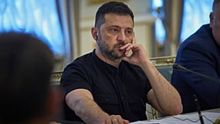 الرئيس الأوكراني فولوديمير زيلينسكي، كييف، أوكرانيا، الاثنين 25 أغسطس/آب 2025.