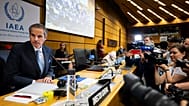 Ο επικεφαλής του ΔΟΑΕ Ραφαέλ Γκρόσι συμμετέχει στη συνεδρίαση του Συμβουλίου των Διοικητών στη Βιέννη, 23 Ιουνίου 2025.