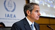 Rafael Grossi, director del Organismo Internacional de Energía Atómica, asiste a una junta directiva en Viena, Austria, el pasado lunes 23 de junio de 2025.