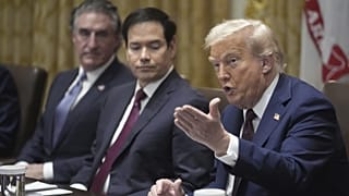 Donald Trump a kabinet ülésén, a Fehér Házban