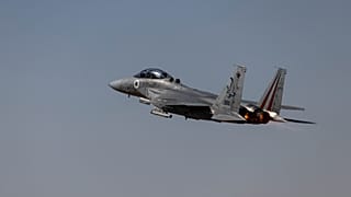 مقاتلة إسرائيلية من طراز "إف-15"، إسرائيل، الأحد 24 تشرين الأول/أكتوبر 2021.