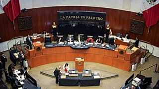 Candidates for judicial positions are selected by lottery at the Senate in Mexico City, Thursday, Jan. 30, 2025