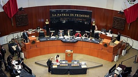 Candidates for judicial positions are selected by lottery at the Senate in Mexico City, Thursday, Jan. 30, 2025