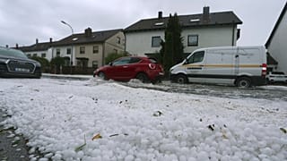 A storm with large hailstones damaged four-fifths of the buildings in a small town in the southern German state of Bavaria in 2023. 