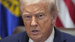 El presidente Donald Trump habla durante una reunión de su gabinete, el martes 26 de agosto de 2025, en la Casa Blanca en Washington. (AP Photo/Mark Schiefelbein)
