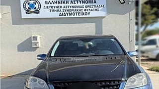 Ενα απο τα οχήματα που κατασχέθηκαν