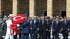 Anıtkabir'de düzenlenen 30 Ağustos töreni