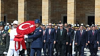 Anıtkabir'de düzenlenen 30 Ağustos töreni