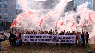 The "My Voice, My Choice" European citizens' initiative, present in Brussels, has obtained more than a million signatures