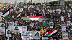أنصار الحوثيين يشاركون في مظاهرة أسبوعية مناهضة لإسرائيل في صنعاء، اليمن، الجمعة 29 أغسطس/ آب 2025.