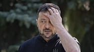 El presidente ucraniano Volodymyr Zelenskyy reacciona durante su rueda de prensa en Kyiv, Ucrania, 29 de agosto de 2025.