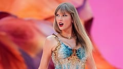 Η Taylor Swift εμφανίζεται στο Wembley Stadium στο πλαίσιο της περιοδείας της Eras Tour στις 21 Ιουνίου 2024 στο Λονδίνο.