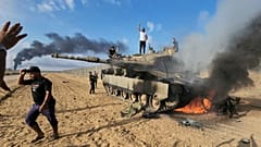 Tanques del ejército israelí en Gaza