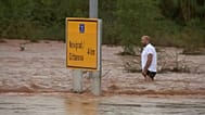 CAPTURA DE PANTALLA - Tormenta severa con fuertes lluvias azota la región de Istria