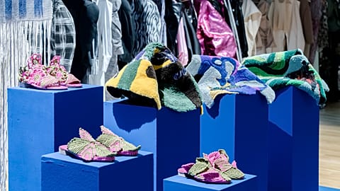 Exposition au MOME Fashion Show