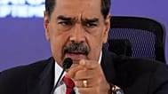 El presidente de Venezuela, Nicolás Maduro, habla durante una conferencia de prensa en Caracas, Venezuela, el lunes 1 de septiembre de 2025.