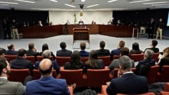 O Supremo Tribunal Federal do Brasil realiza a fase de pronúncia e sentença do julgamento de Bolsonaro