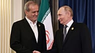 ولادیمیر پوتین، رئیس‌جمهوری روسیه و مسعود پزشکیان، رئیس‌جمهوری ایران