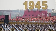 Ein Chor singt vor einer Militärparade zum Gedenken an den 80. Jahrestag der Kapitulation Japans im Zweiten Weltkrieg vor dem Tor des Himmlischen Friedens, Mittwoch, 3. September 2025