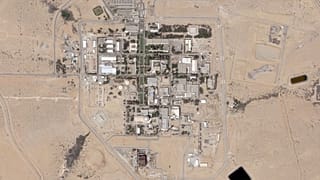 عکس ماهواره‌ای که توسط Planet Labs PBC ارائه شده است، مرکز تحقیقات هسته‌ای شیمون پرز نقب را در نزدیکی شهر دیمونا، اسرائیل، در تاریخ ۵ ژوئیه ۲۰۲۵ نشان می‌دهد. 