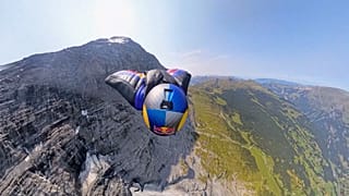 SCREENSHOT - Peter Salzmann Breaks World Speed Record with 347km/h Wingsuit B.A.S.E. Jump