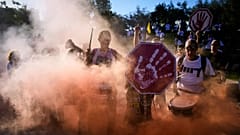 3 Eylül 2025'te Kudüs'te göstericiler, Gazze Şeridi'ndeki savaşın sona ermesini talep eden bir protesto düzenledi